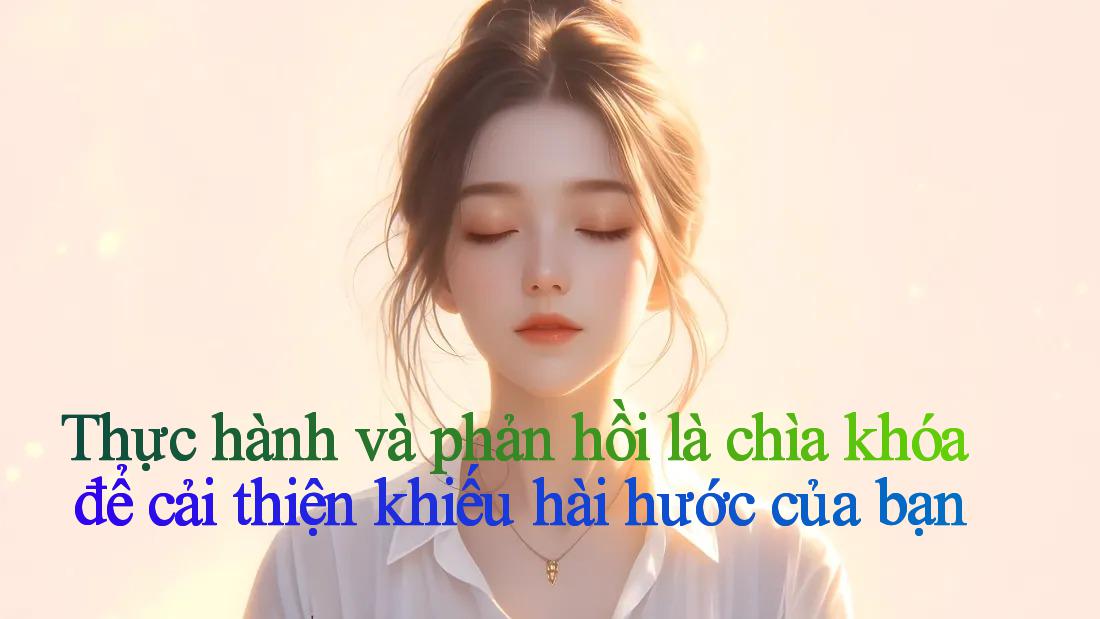 Thực hành và phản hồi là chìa khóa để cải thiện khiếu hài hước của bạn